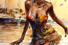 aquarelle-femme-antilles-guyane