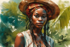 watercolor-woman-caribean