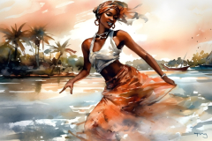 aquarelle-femme-antilles-guyane