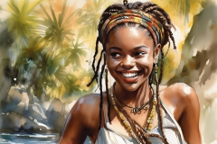 watercolor-woman-caribean