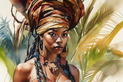 watercolor-woman-caribean