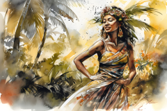 aquarelle-femme-ile-de-la-reunion