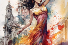 watercolor-woman-mexico