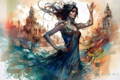 watercolor-woman-mexico