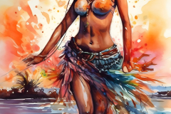 aquarelle-femme-tahitienne