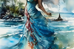 aquarelle-femme-tahitienne