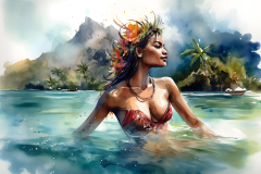 tahitian-woman-watercolor