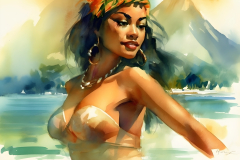 tahitian-woman-watercolor