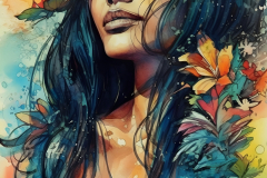 tahitian-woman-watercolor