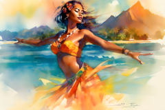 tahitian-woman-watercolor